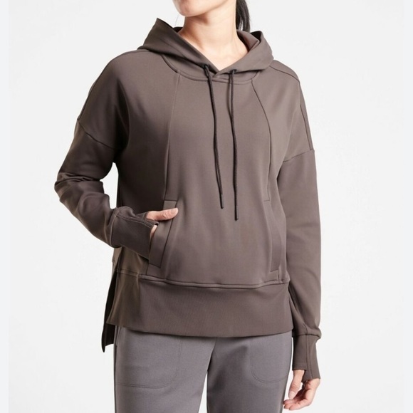 Athleta Tops - Athleta Mission Hoodie in Grey womens xs